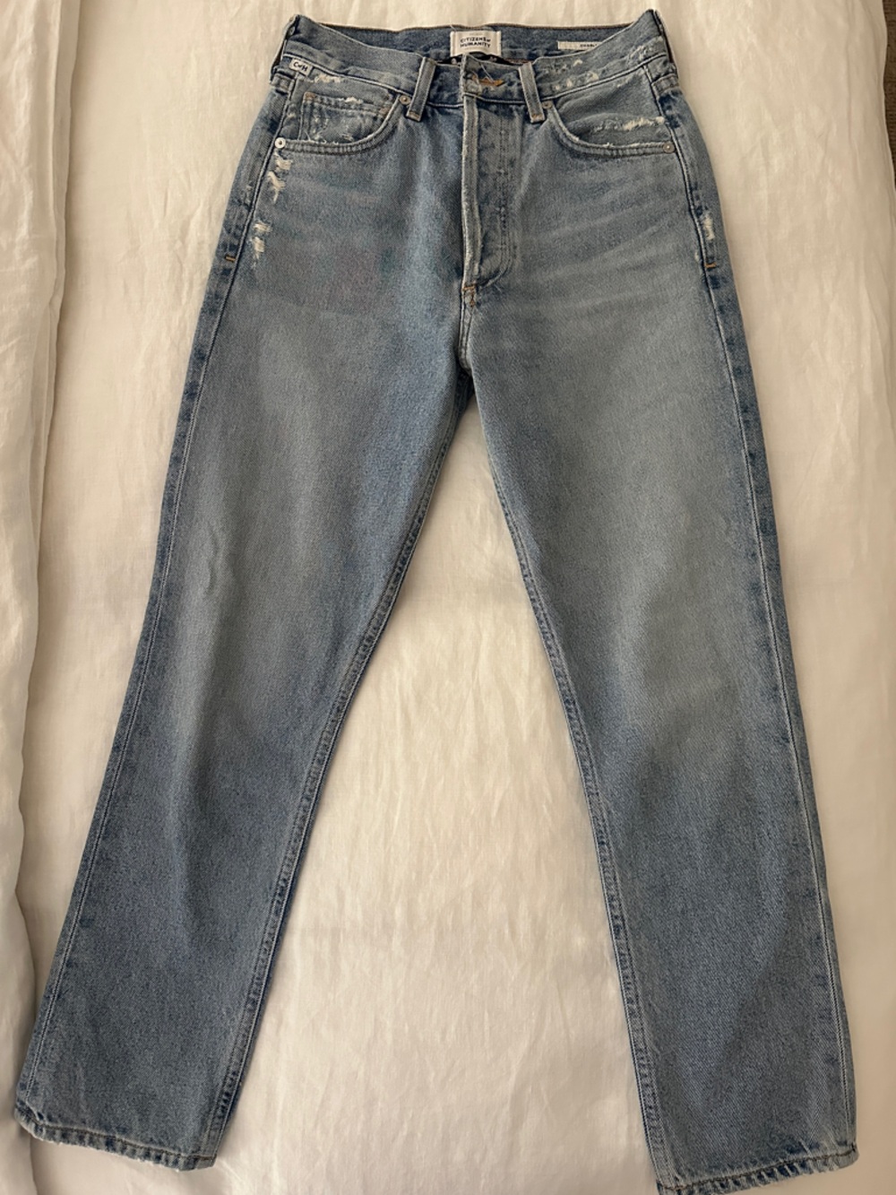 Citizens of Humanity Charlotte Crop high rise straight Jean size 23